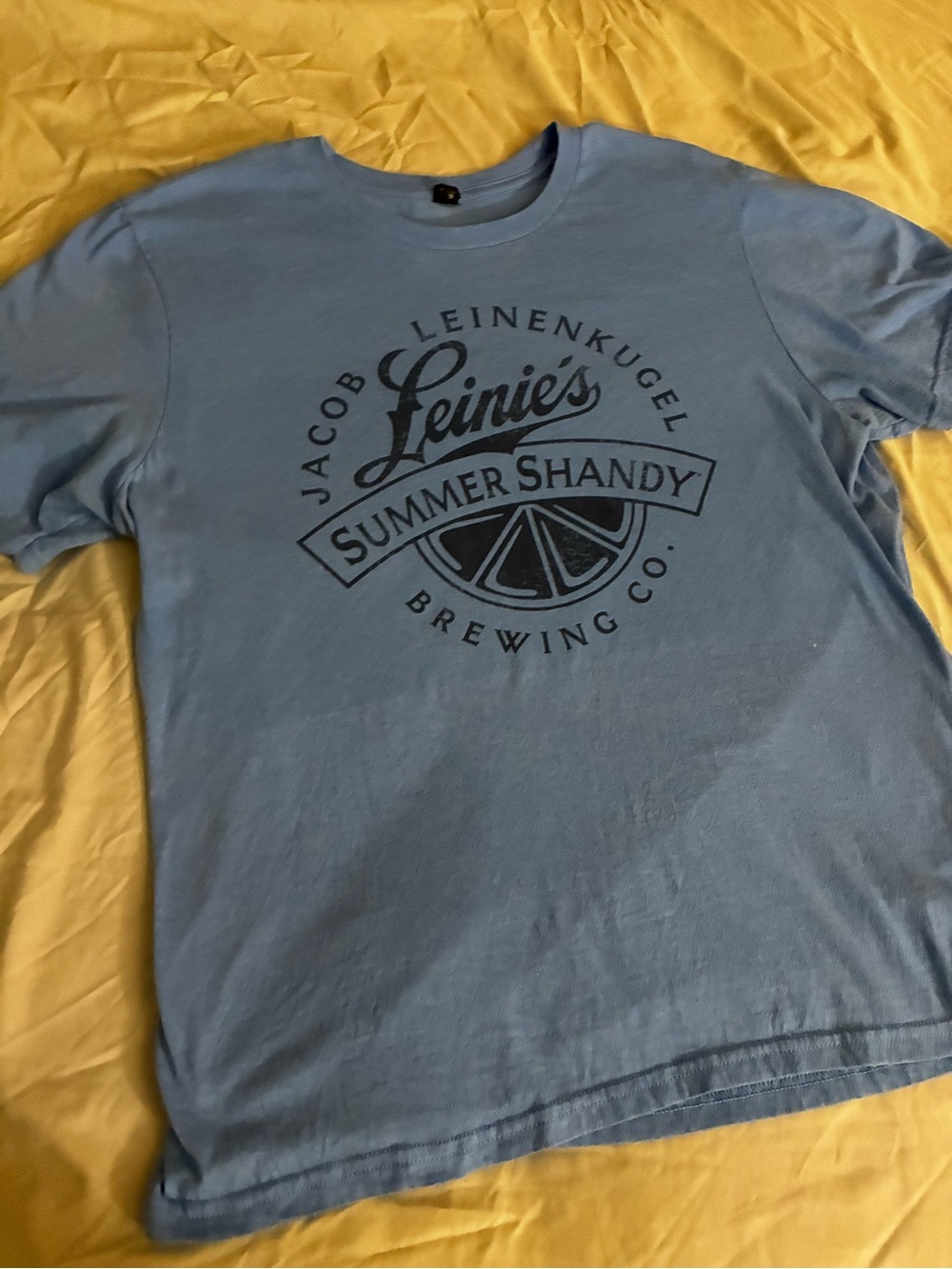 Leinie’s Summer Shandy Blue T-Shirt Size Medium